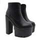 New Arrival Thick-soled Waterproof Women's Ankle Boots Night Clubwith Chunky High Heels 955 New Arrival Thick-soled Waterproof Women's Ankle Boots Night Clubwith Chunky High Heels 955