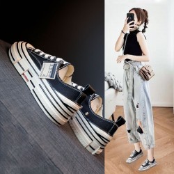 College-Style Sports Shoes with Lace-Up 734