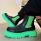 Luxury Handmade Full Genuine Leather Women Short Ankle Boot 721